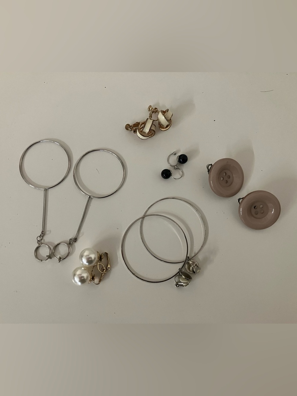 Assorted Clip-on Earrings Collection, Ear Clips